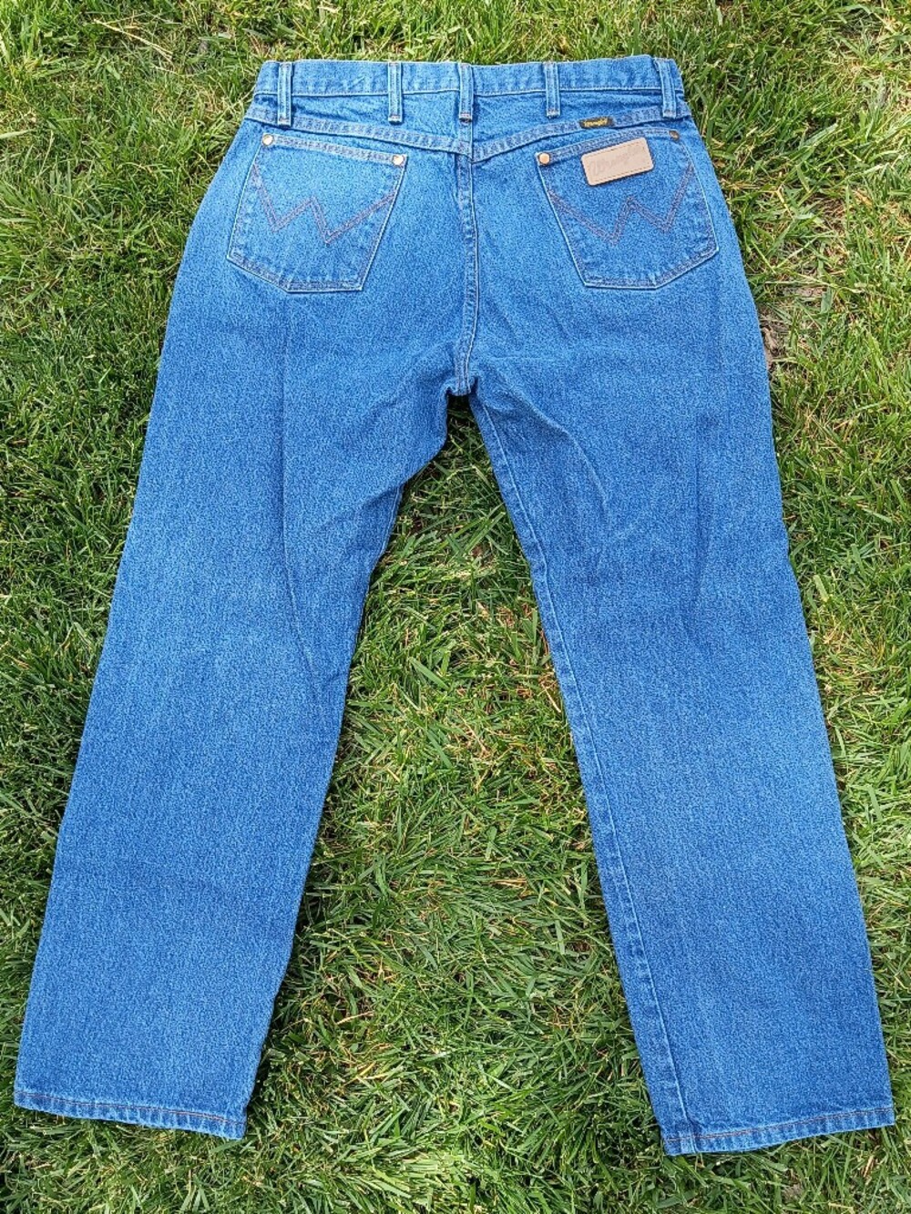 Vintage Wrangler Cowboy Cut Original Fit Jeans 34x30 - Pre-Washed Indigo - Picture 3 of 11